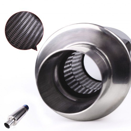 Stainless Steel Exhaust Muffler Tip - 2.25 Inch Inlet & 3 Inch Outlet Stainless Steel Exhaust Muffler Tip - 2.25 Inch Inlet & 3 Inch Outlet