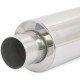 Stainless Steel Exhaust Muffler Tip - 2.25 Inch Inlet & 3 Inch Outlet Stainless Steel Exhaust Muffler Tip - 2.25 Inch Inlet & 3 Inch Outlet