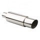 Stainless Steel Exhaust Muffler Tip - 2.25 Inch Inlet & 3 Inch Outlet Stainless Steel Exhaust Muffler Tip - 2.25 Inch Inlet & 3 Inch Outlet