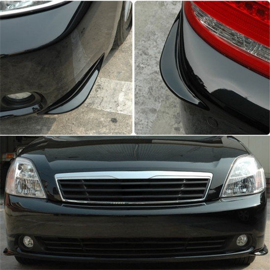 Curved Corner Bumper Guards - Universal Fit - (2 Pack ) 2 Colors