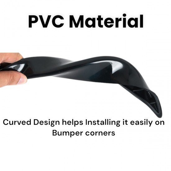 Curved Corner Bumper Guards - Universal Fit - (2 Pack ) 2 Colors