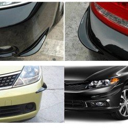 Curved Corner Bumper Guards - Universal Fit - (2 Pack ) 2 Colors
