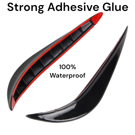 Curved Corner Bumper Guards - Universal Fit - (2 Pack ) 2 Colors