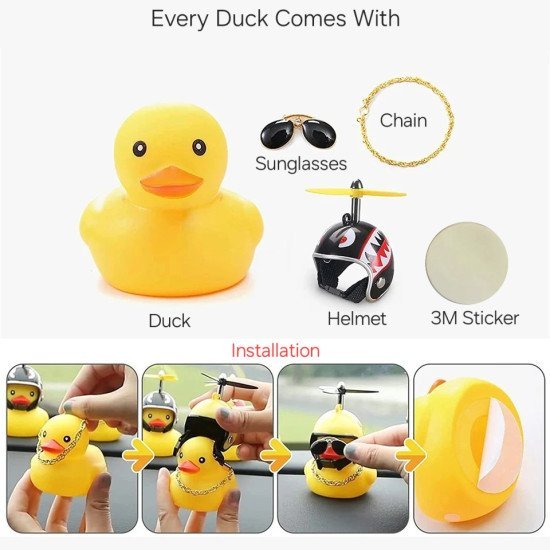Cute Little Helmet Ducks for Car (9 Styles) Cute Little Helmet Ducks for Car (9 Styles)