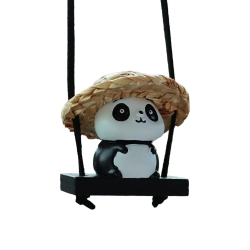 Panda Car Pendant Hanging for Rear View Mirror Decoration