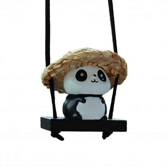 Panda Car Pendant Hanging for Rear View Mirror Decoration Panda Car Pendant Hanging for Rear View Mirror Decoration