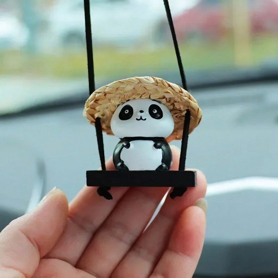 Panda Car Pendant Hanging for Rear View Mirror Decoration Panda Car Pendant Hanging for Rear View Mirror Decoration
