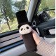 Panda Face Car Seat Belt Covers Pack of 2 – Soft Plush Cotton Panda Face Car Seat Belt Covers Pack of 2 – Soft Plush Cotton