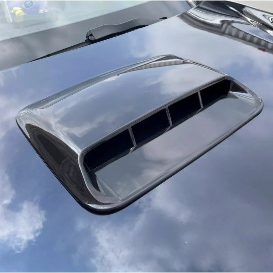 Racing Style Hood Air Vent Scoop Universal Fit Black – 40x28CM ABS | Decorative Bonnet Scoop Racing Style Hood Air Vent Scoop Universal Fit Black – 40x28CM ABS | Decorative Bonnet Scoop