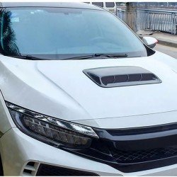 Racing Style Hood Air Vent Scoop Universal Fit Black – 40x28CM ABS | Decorative Bonnet Scoop Racing Style Hood Air Vent Scoop Universal Fit Black – 40x28CM ABS | Decorative Bonnet Scoop