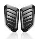 Car Hood Air Flow Scoop Covers 2 Pack – Carbon Fiber & Black | ABS Universal Fit | Decorative Bonnet Scoops Car Hood Air Flow Scoop Covers 2 Pack – Carbon Fiber & Black | ABS Universal Fit | Decorative Bonnet Scoops