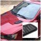 Car Hood Air Flow Scoop Covers 2 Pack – Carbon Fiber & Black | ABS Universal Fit | Decorative Bonnet Scoops Car Hood Air Flow Scoop Covers 2 Pack – Carbon Fiber & Black | ABS Universal Fit | Decorative Bonnet Scoops