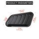 Car Hood Air Flow Scoop Covers 2 Pack – Carbon Fiber & Black | ABS Universal Fit | Decorative Bonnet Scoops Car Hood Air Flow Scoop Covers 2 Pack – Carbon Fiber & Black | ABS Universal Fit | Decorative Bonnet Scoops