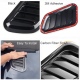 Car Hood Air Flow Scoop Covers 2 Pack – Carbon Fiber & Black | ABS Universal Fit | Decorative Bonnet Scoops Car Hood Air Flow Scoop Covers 2 Pack – Carbon Fiber & Black | ABS Universal Fit | Decorative Bonnet Scoops