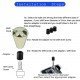Diamond Cut Car Stylish Shifter Knobs (7 Colors)