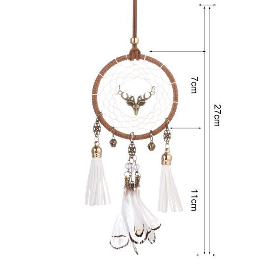 Dream Catcher Car Hangings - Deer Head