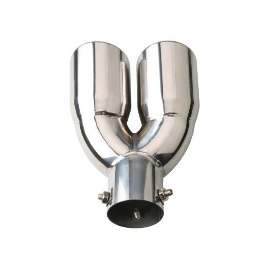 Stainless Steel Dual Exhaust Tail Tip - 2.5 Inch Inlet Stainless Steel Dual Exhaust Tail Tip - 2.5 Inch Inlet
