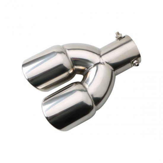 Stainless Steel Dual Exhaust Tail Tip - 2.5 Inch Inlet Stainless Steel Dual Exhaust Tail Tip - 2.5 Inch Inlet
