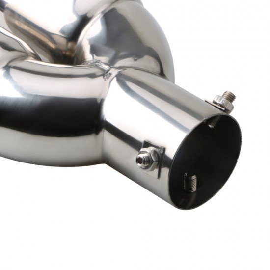 Stainless Steel Dual Exhaust Tail Tip - 2.5 Inch Inlet Stainless Steel Dual Exhaust Tail Tip - 2.5 Inch Inlet