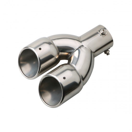 Stainless Steel Dual Exhaust Tail Tip - 2.5 Inch Inlet Stainless Steel Dual Exhaust Tail Tip - 2.5 Inch Inlet