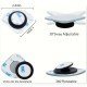 Wide Angle Fan Shape Frameless Blind Spot Mirror 360° Adjustable Anti Scratch (Pack of 2)