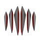 Car Front Bumper Spoiler Fin Canards 6 Pack | Universal Fit | Carbon Fiber & Black Car Front Bumper Spoiler Fin Canards 6 Pack | Universal Fit | Carbon Fiber & Black
