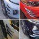 Car Front Bumper Spoiler Fin Canards 6 Pack | Universal Fit | Carbon Fiber & Black Car Front Bumper Spoiler Fin Canards 6 Pack | Universal Fit | Carbon Fiber & Black