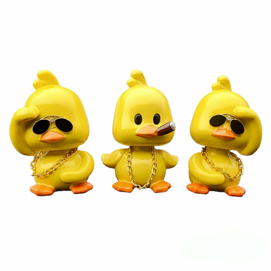 Shaking Head Gangster Ducks for Car Dashboard (3 styles) Shaking Head Gangster Ducks for Car Dashboard (3 styles)