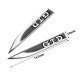 GTD 3D Metal Emblems Pair - Universal Fit (2 colors) 