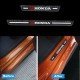 Real Carbon Fiber Honda Door Sill Protectors 4 Door Set – Anti Slip & Anti Scratch | Honda Sill Guards Black Carbon Fiber