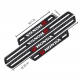 Real Carbon Fiber Honda Door Sill Protectors 4 Door Set – Anti Slip & Anti Scratch | Honda Sill Guards Black Carbon Fiber