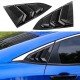 Carbon Fiber Rear Window Louvers for Honda Civic 2016-2021 | Pack of 2