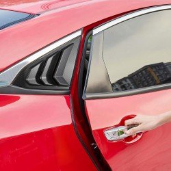 Carbon Fiber Rear Window Louvers for Honda Civic 2016-2021 | Pack of 2 Carbon Fiber Rear Window Louvers for Honda Civic 2016-2021 | Pack of 2