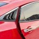 Carbon Fiber Rear Window Louvers for Honda Civic 2016-2021 | Pack of 2