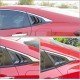Carbon Fiber Rear Window Louvers for Honda Civic 2016-2021 | Pack of 2