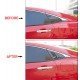 Carbon Fiber Rear Window Louvers for Honda Civic 2016-2021 | Pack of 2
