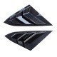 Carbon Fiber Rear Window Louvers for Honda Civic 2016-2021 | Pack of 2