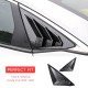 Carbon Fiber Rear Window Louvers for Honda Civic 2016-2021 | Pack of 2