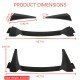 Carbon Fiber Rear Roof Spoiler Wing For Honda Civic Sedan ( 2016 -2021) Carbon Fiber Rear Roof Spoiler Wing For Honda Civic Sedan ( 2016 -2021)