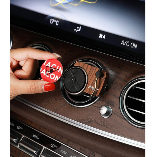 Retro Record Player Car Air Vent Clip Air Freshener With 3 Refills Retro Record Player Car Air Vent Clip Air Freshener With 3 Refills