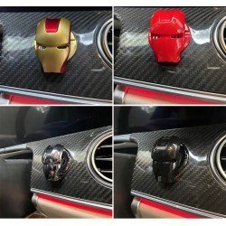 Iron Man Car Engine Start Stop Button Flip Covers - Universal Fit (8 Colors)