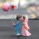 Just Married Miniature Couple Dashboard Decoration - 2 Styles