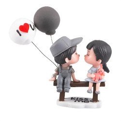 Kiss Me Miniature Couple`s for Car Dashboard (4 Styles)