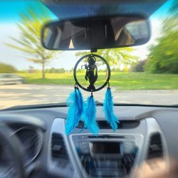 Lord Krishna Dream Catcher Car Hangings (3 colors)