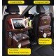 Leather Backseat Organizer with Folding Tray & Trash Compartment (2 Colors) Leather Backseat Organizer with Folding Tray & Trash Compartment (2 Colors)