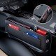 Premium Leather Car Seat Gap Organizer Universal Fit – Black Premium Leather Car Seat Gap Organizer Universal Fit – Black
