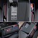 Premium Leather Car Seat Gap Organizer Universal Fit – Black Premium Leather Car Seat Gap Organizer Universal Fit – Black