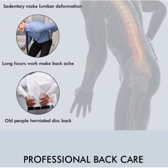 Lumbar Support Ergonomic Pillow - Mesh Fabric (Black)