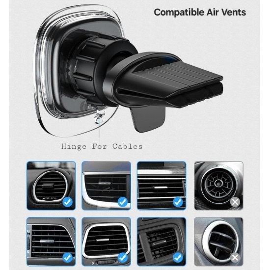Magnetic Air Vent Clip Car Phone Holder - N45 Magnets Magnetic Air Vent Clip Car Phone Holder - N45 Magnets