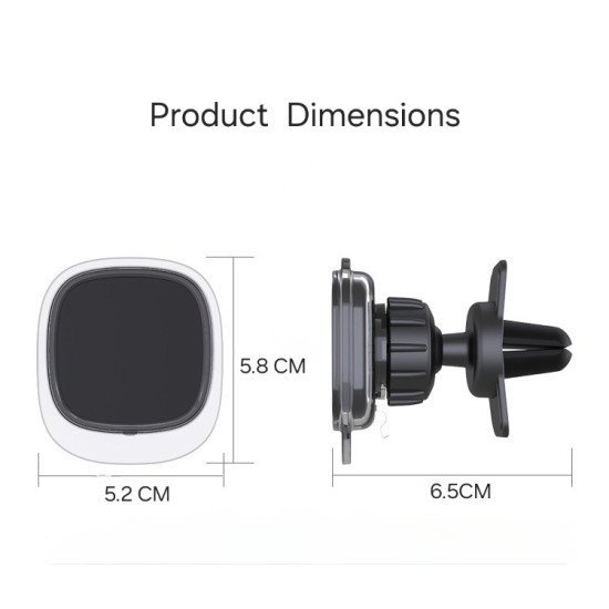 Magnetic Air Vent Clip Car Phone Holder - N45 Magnets Magnetic Air Vent Clip Car Phone Holder - N45 Magnets